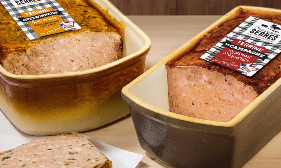 Charcuteries cuites aveyronnaises, pâtés, terrines, boudins SERRES
